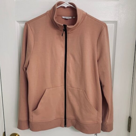 Chico's Jackets & Blazers - Chico's medium zip up jacket with mesh zippered sides